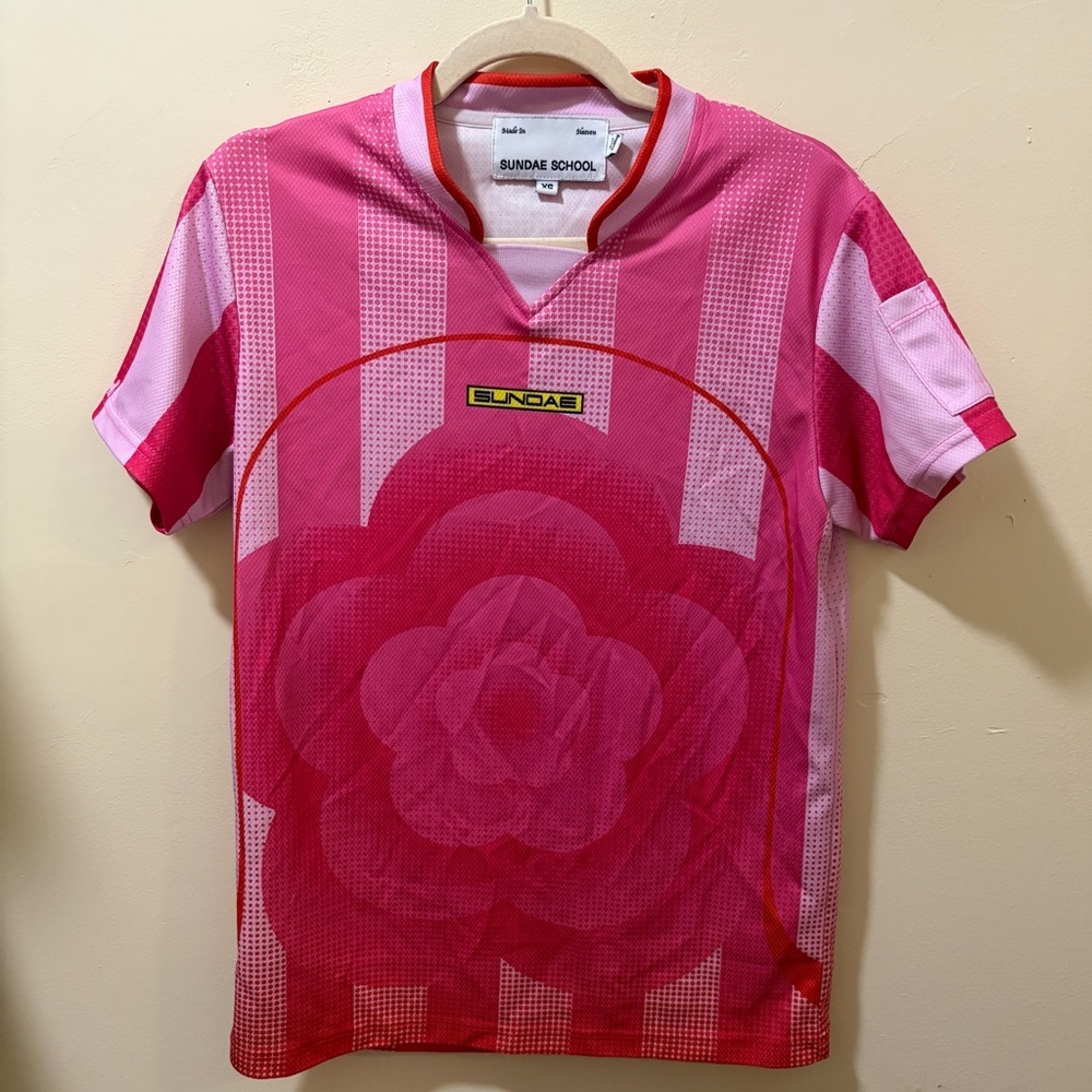sundae school mochi jersey in lychee dragon